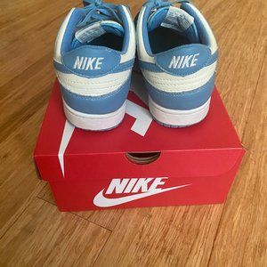 University blue Nike dunk.